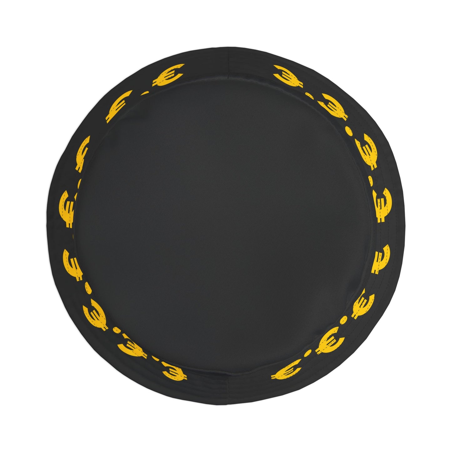 MAL€K Black - Gold Bucket Hat (AOP)