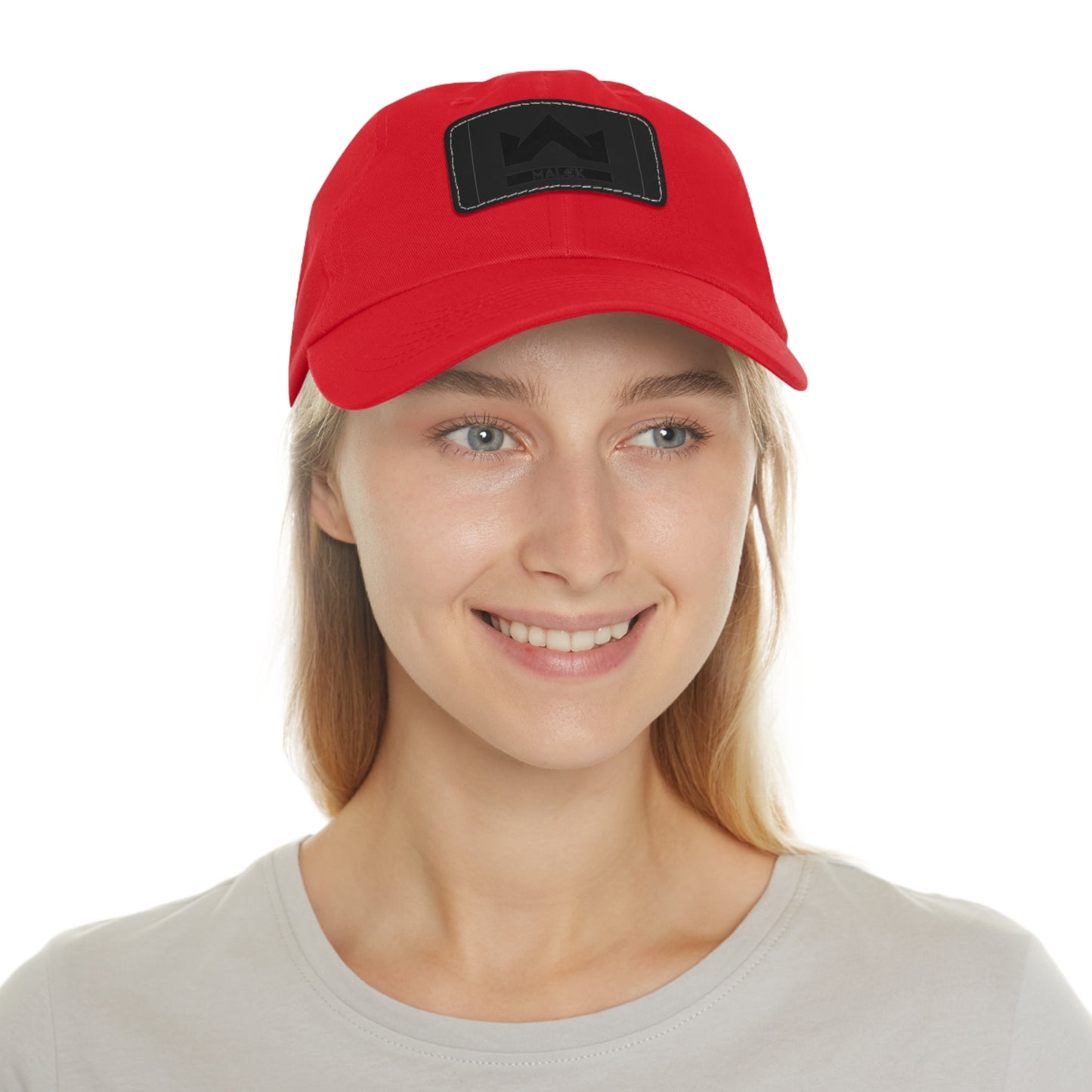 MAL€K Hat with Leather Patch (Rectangle)