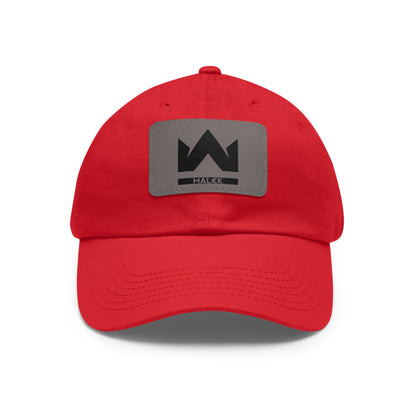 MAL€K Hat with Leather Patch (Rectangle)