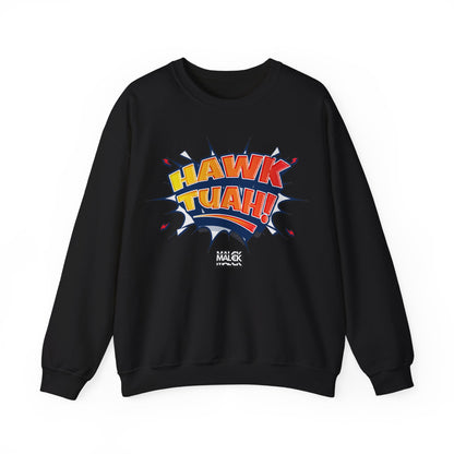 MAL€K Hawk Tuah Crewneck Sweatshirt V4