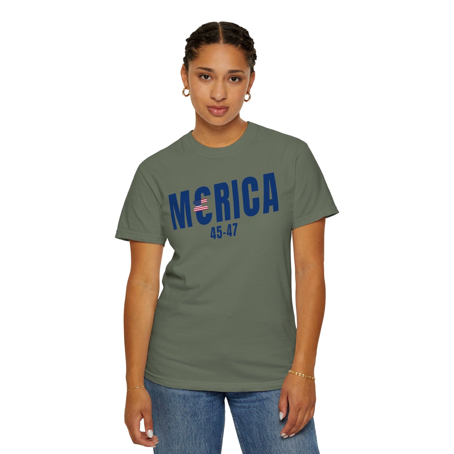 Merica T-shirt Blue