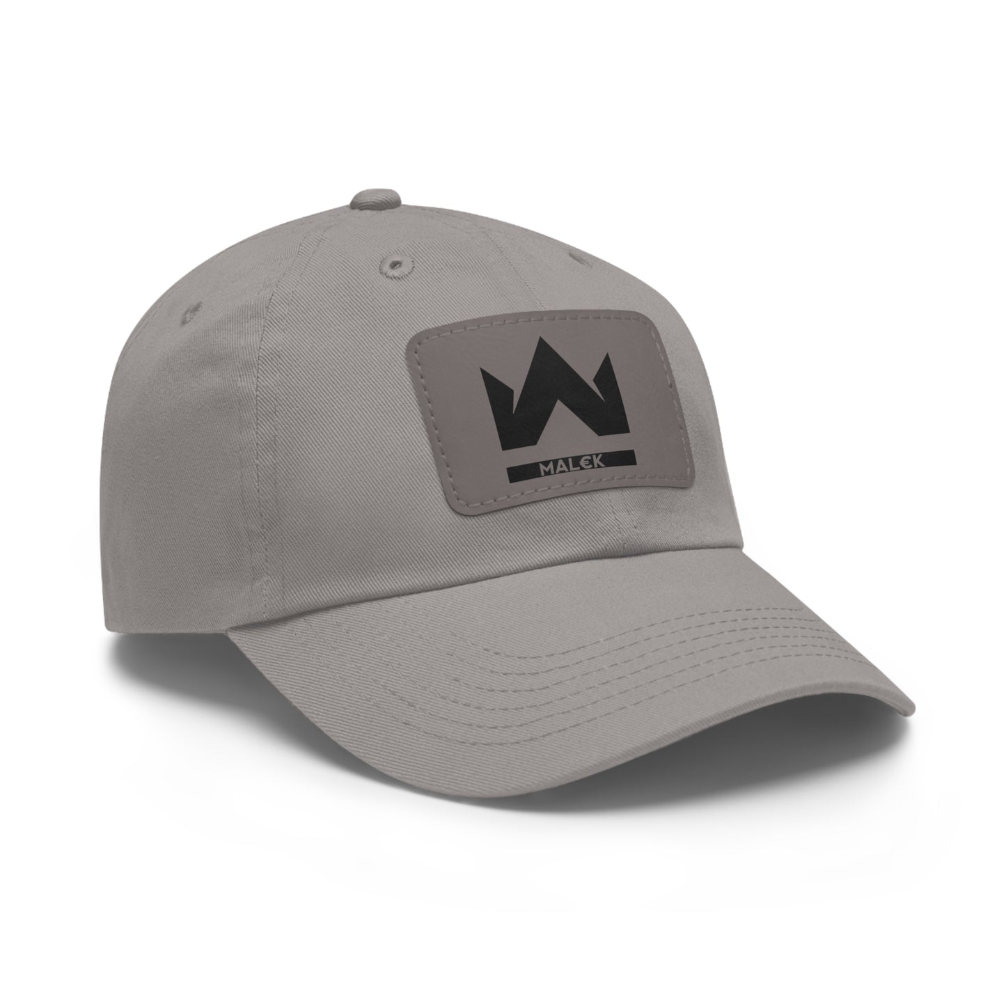 MAL€K Hat with Leather Patch (Rectangle)