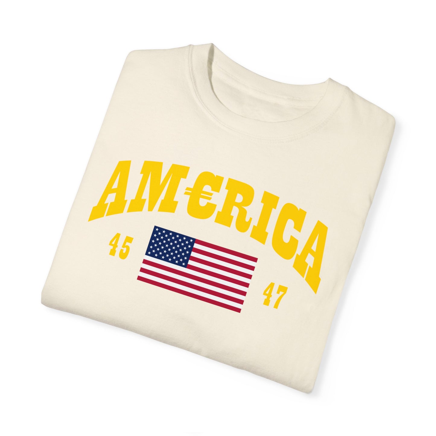 America T-shirt Gold