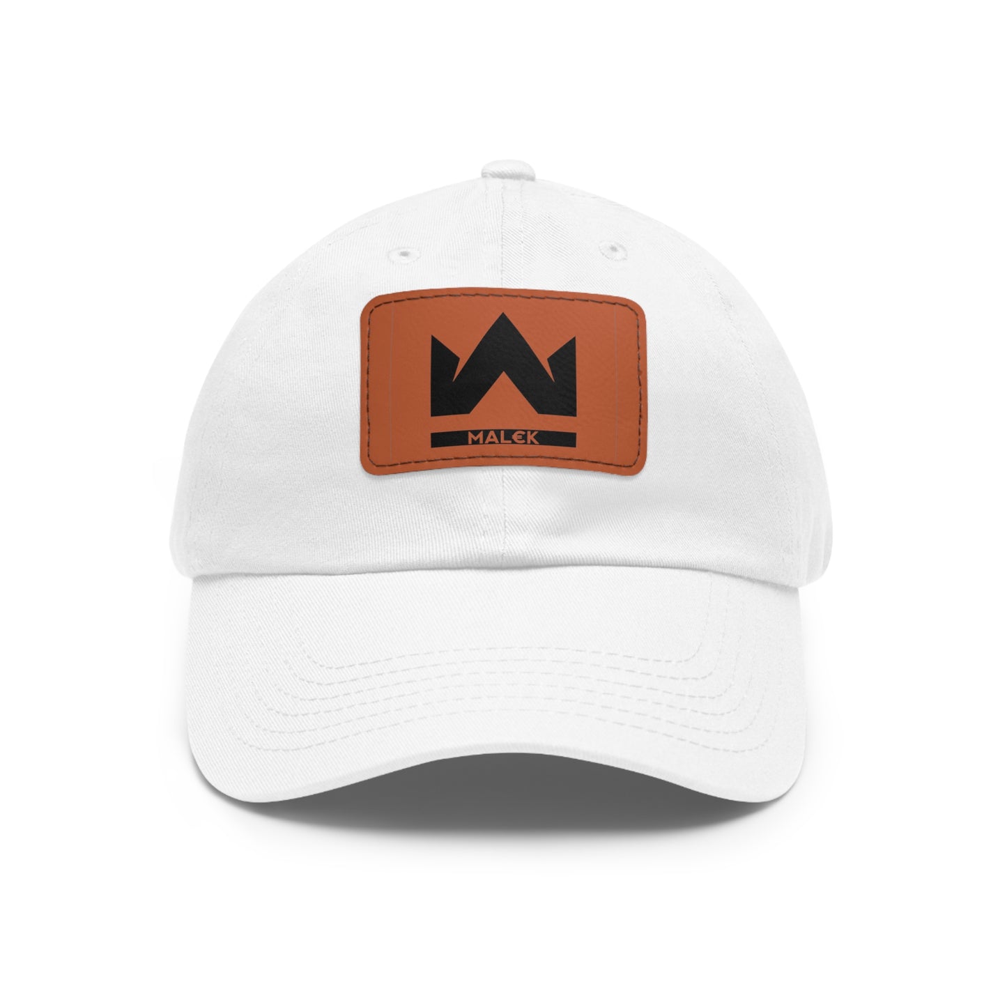 MAL€K Hat with Leather Patch (Rectangle)