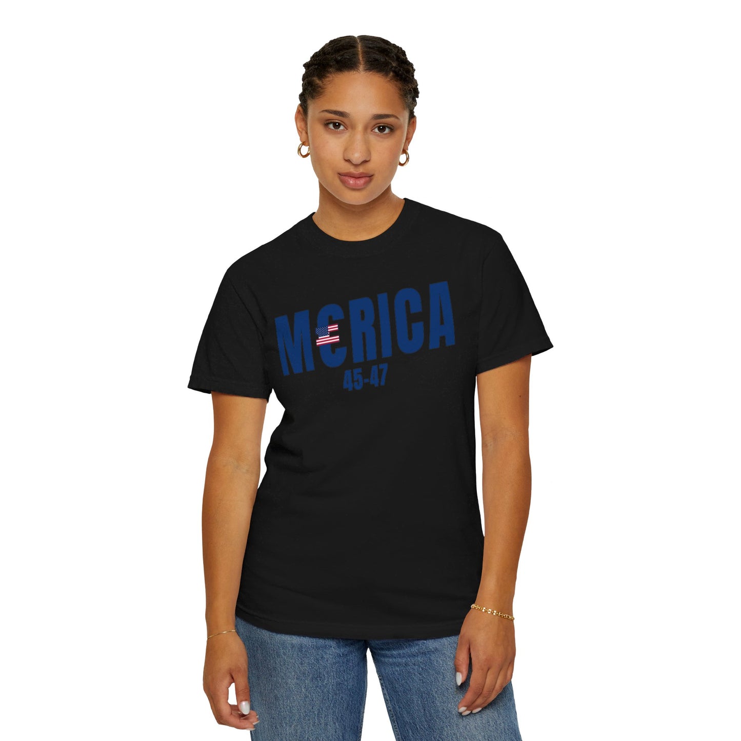 Merica T-shirt Blue