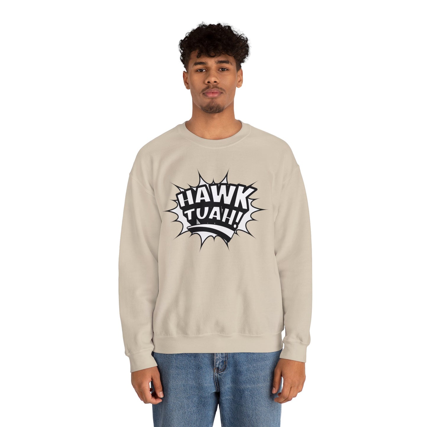 MAL€K Hawk Tuah Crewneck Sweatshirt v2