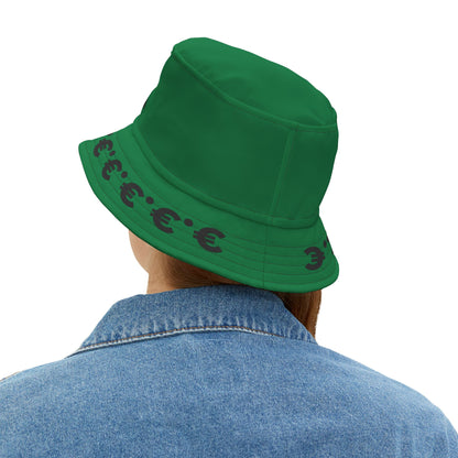 MAL€K Green Bucket Hat (AOP)