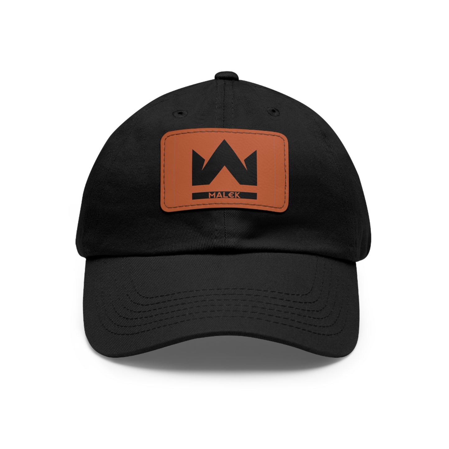 MAL€K Hat with Leather Patch (Rectangle)