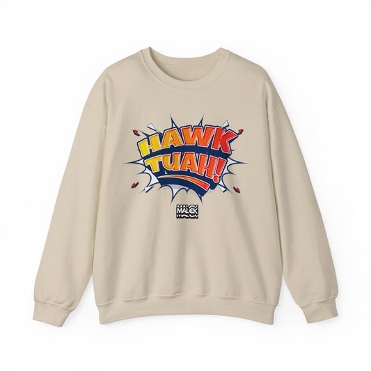 MAL€K Hawk Tuah Crewneck Sweatshirt V4