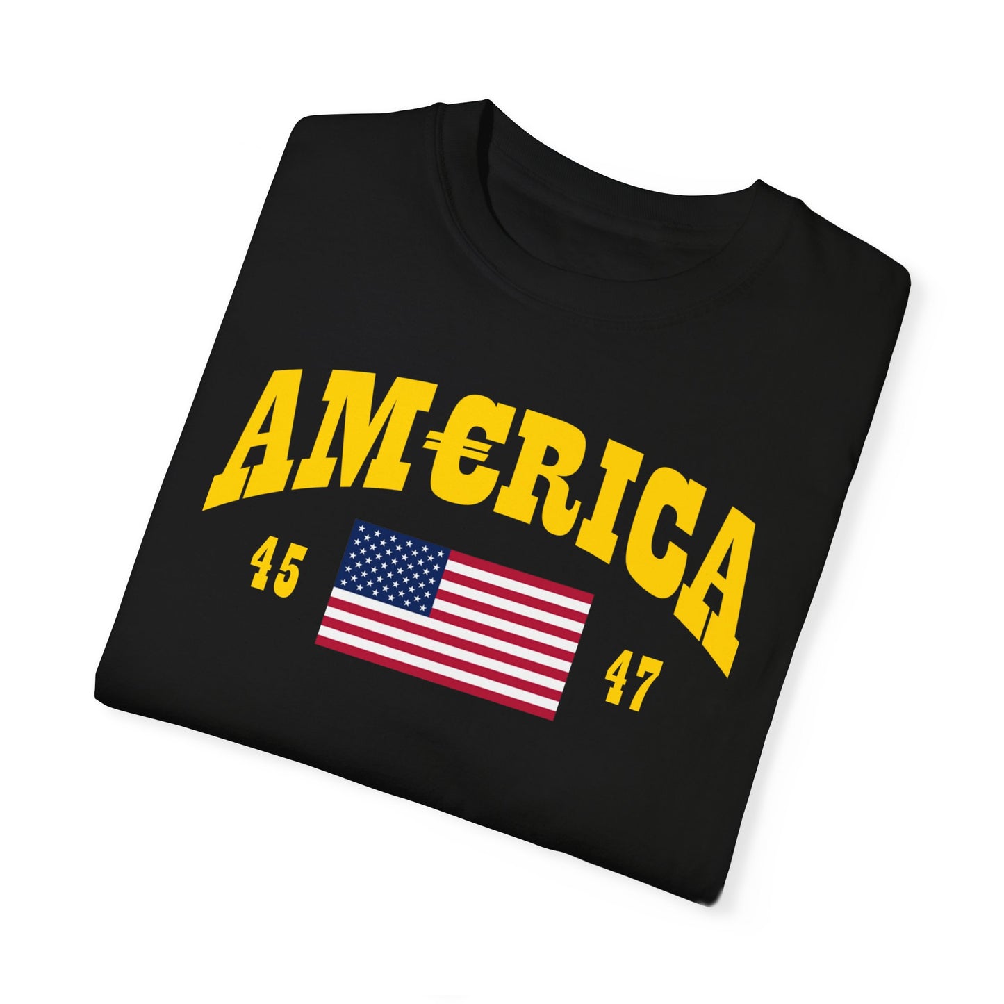 America T-shirt Gold