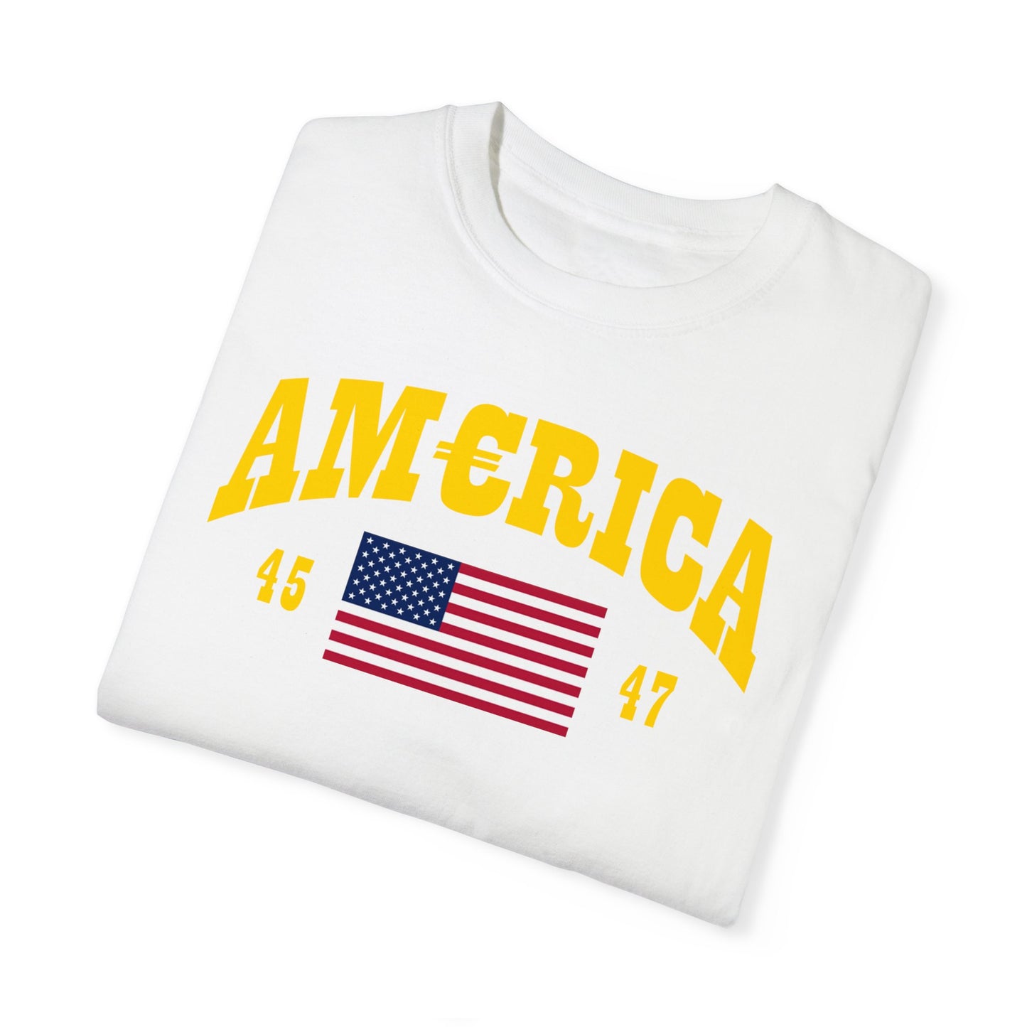 America T-shirt Gold