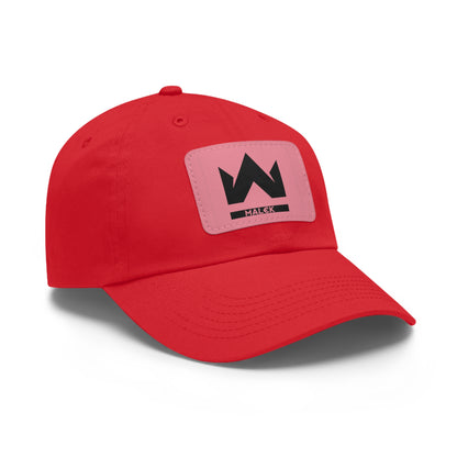 MAL€K Hat with Leather Patch (Rectangle)