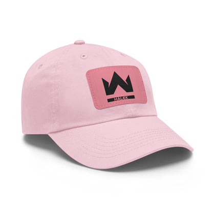 MAL€K Hat with Leather Patch (Rectangle)