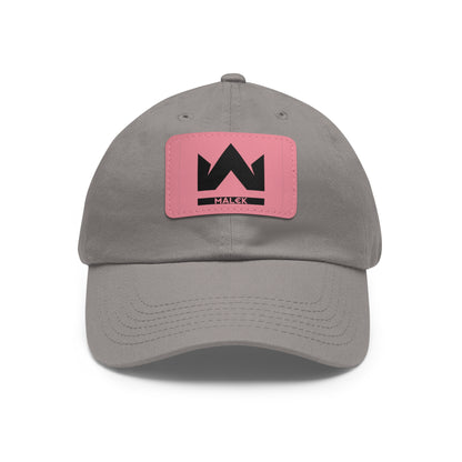 MAL€K Hat with Leather Patch (Rectangle)