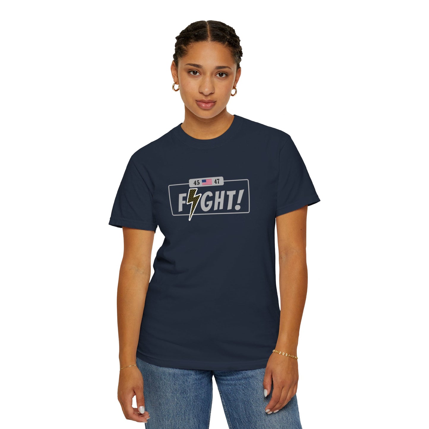 Fight T-shirt Silver