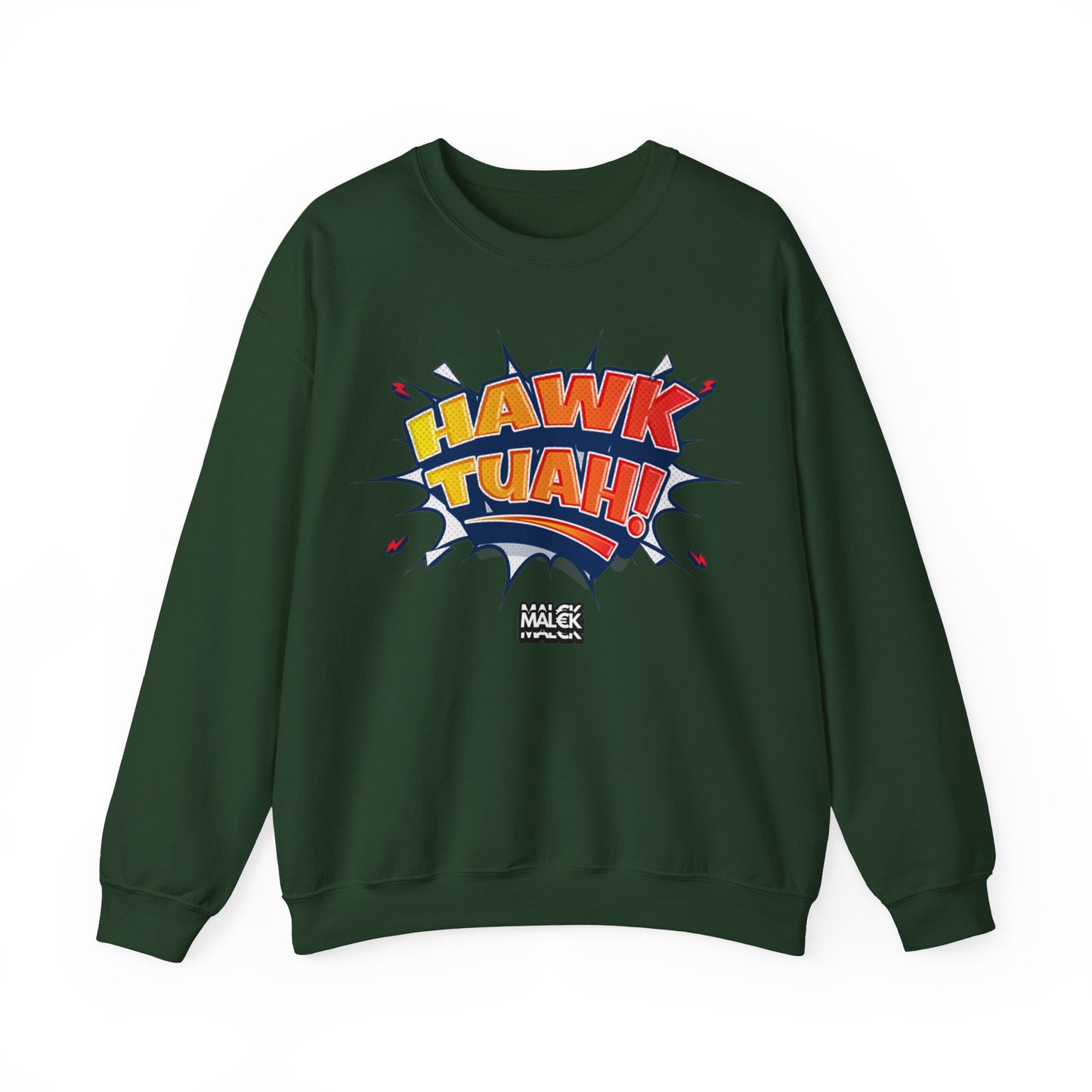 MAL€K Hawk Tuah Crewneck Sweatshirt V4