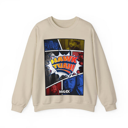 MAL€K Hawk Tuah Crewneck Sweatshirt v1