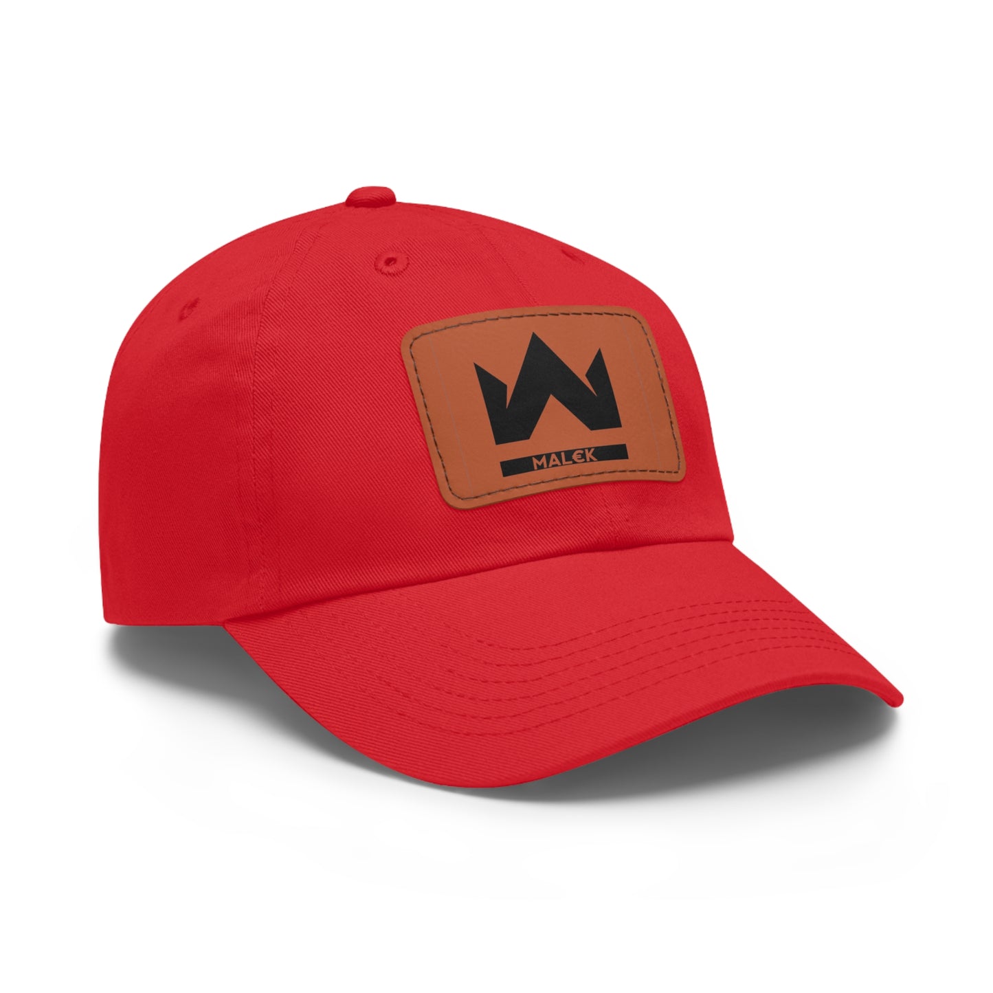 MAL€K Hat with Leather Patch (Rectangle)