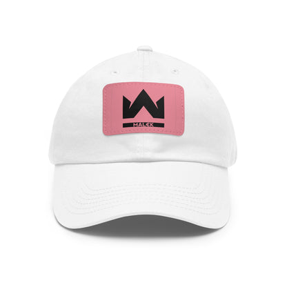 MAL€K Hat with Leather Patch (Rectangle)