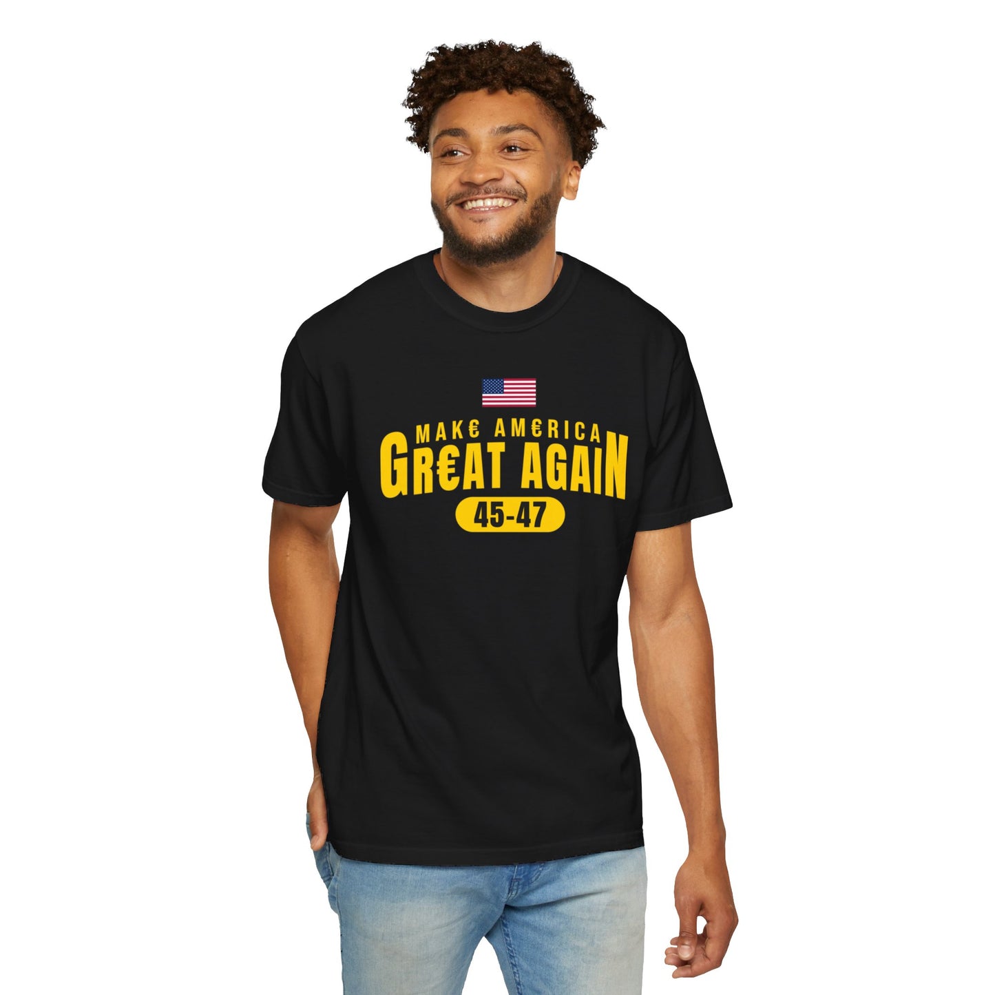 Make America Great Again Black-Gold T-shirt