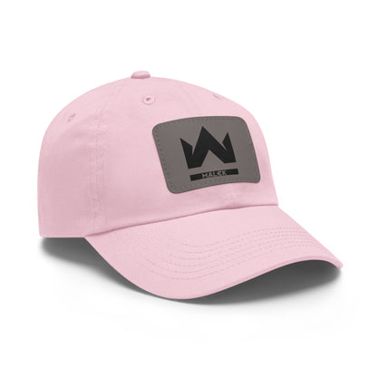 MAL€K Hat with Leather Patch (Rectangle)