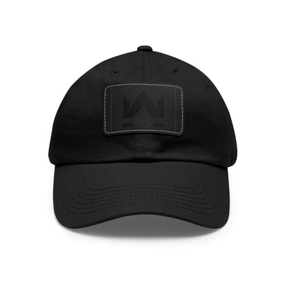 MAL€K Hat with Leather Patch (Rectangle)