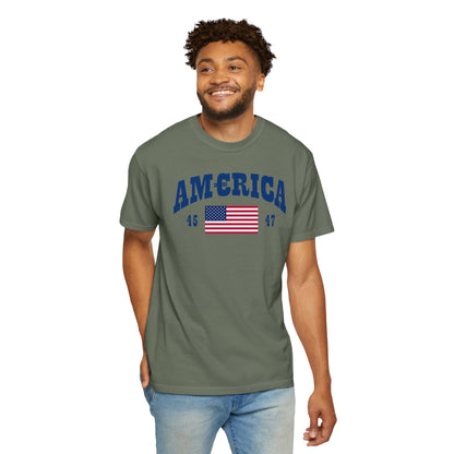 America T-shirt Blue