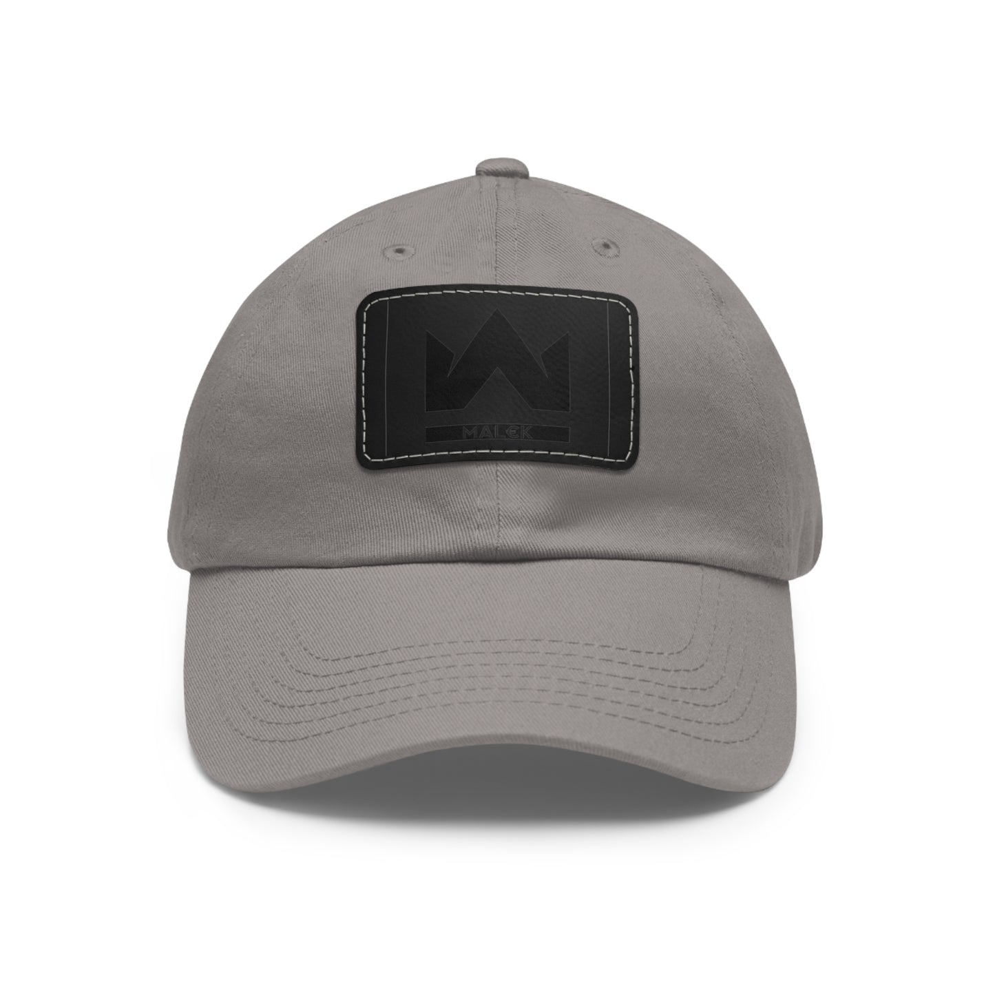 MAL€K Hat with Leather Patch (Rectangle)