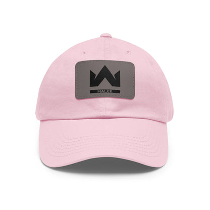 MAL€K Hat with Leather Patch (Rectangle)