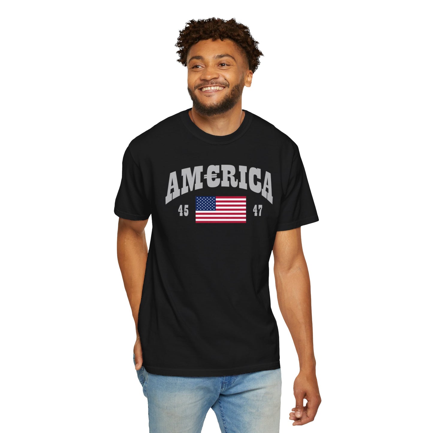 America T-shirt Silver