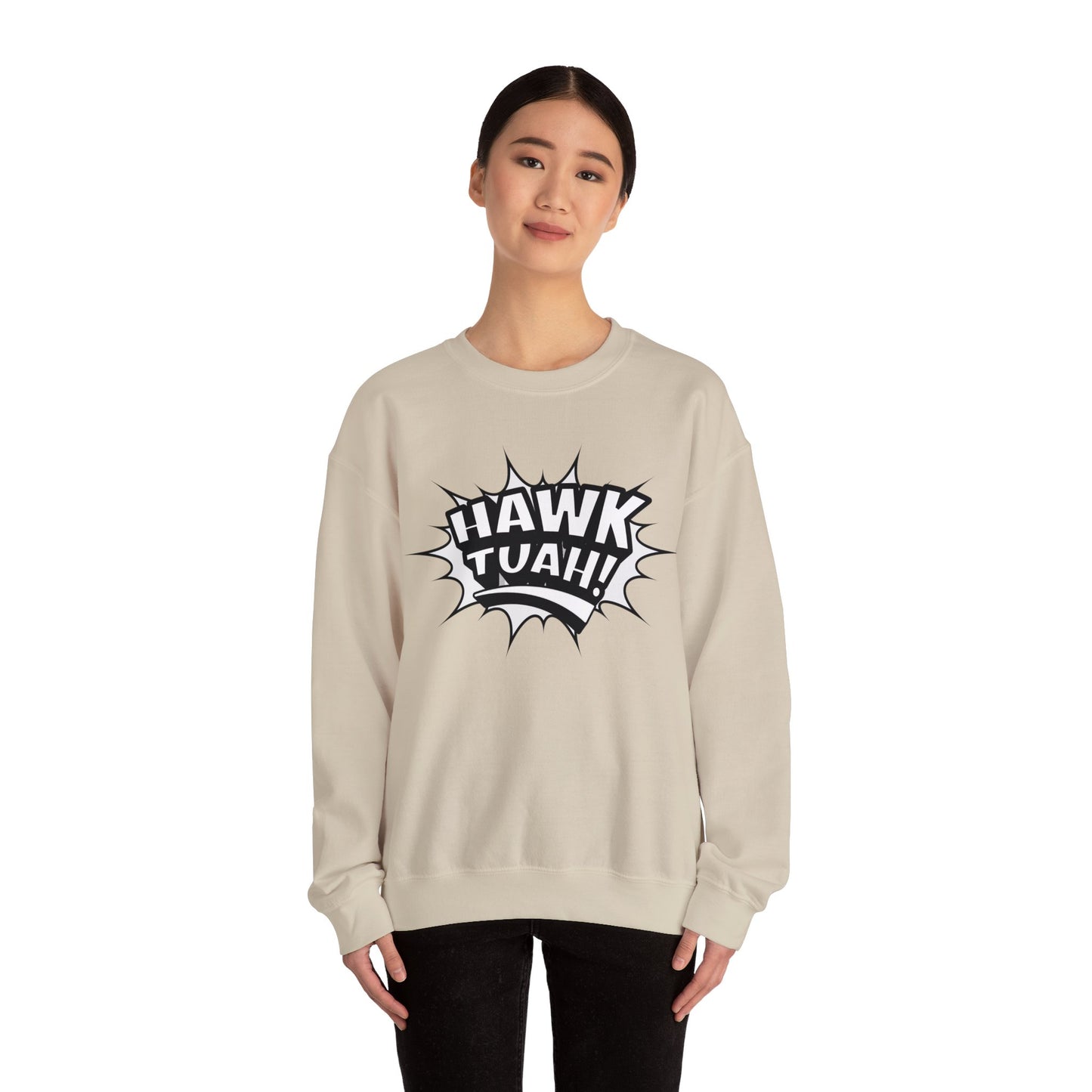 MAL€K Hawk Tuah Crewneck Sweatshirt v2