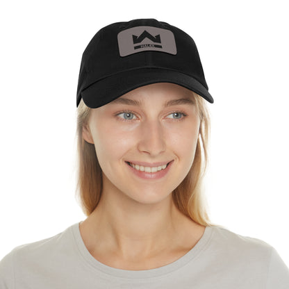 MAL€K Hat with Leather Patch (Rectangle)