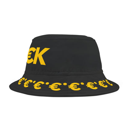 MAL€K Black - Gold Bucket Hat (AOP)