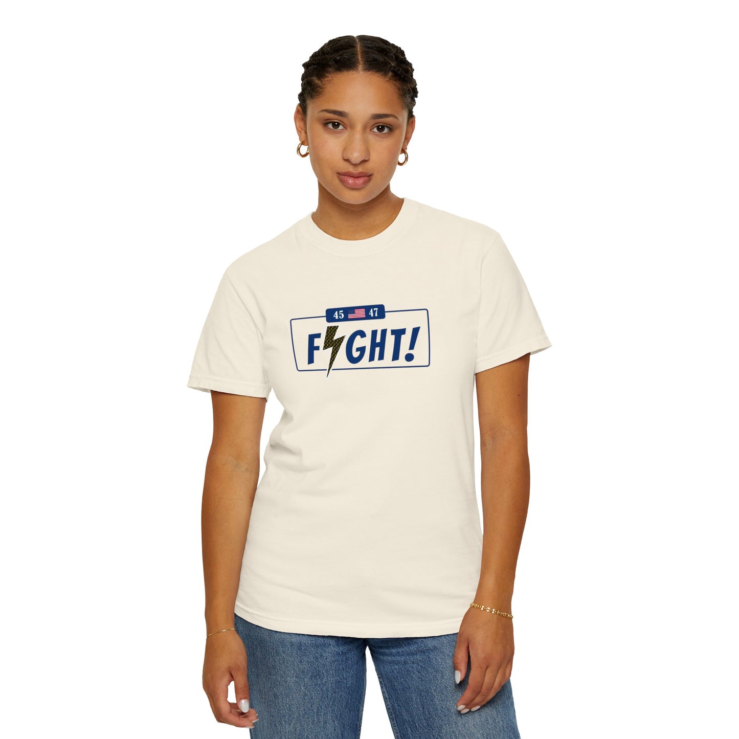 Fight T-shirt Blue