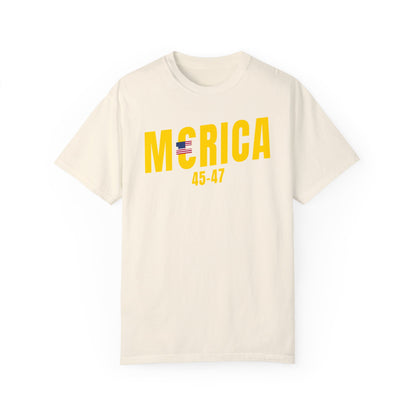 Merica T-shirt Gold