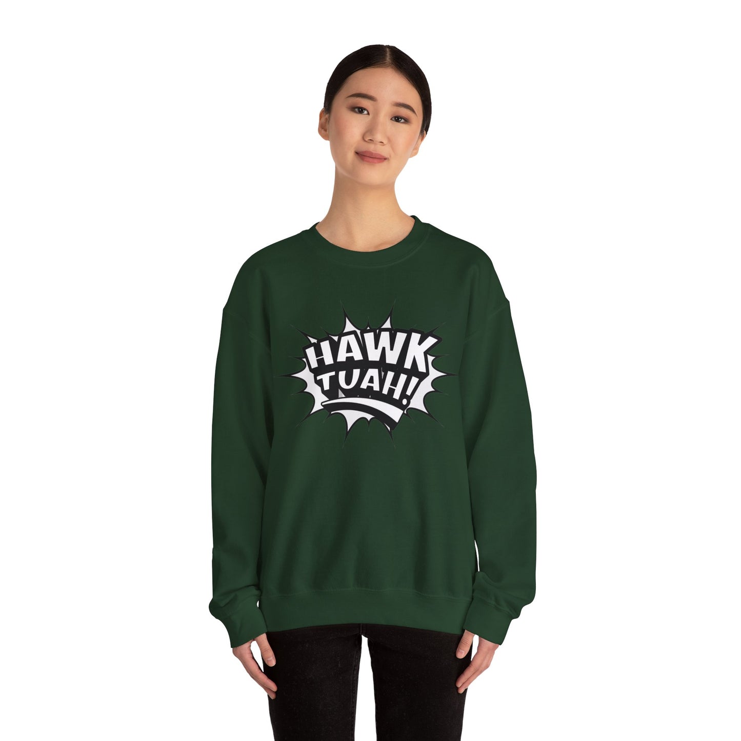 MAL€K Hawk Tuah Crewneck Sweatshirt v2