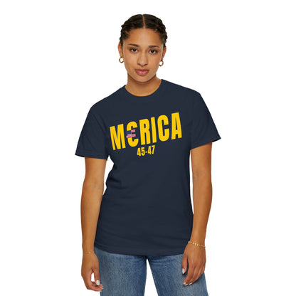 Merica T-shirt Gold