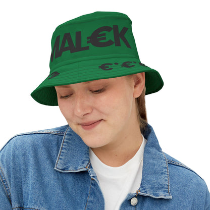 MAL€K Green Bucket Hat (AOP)