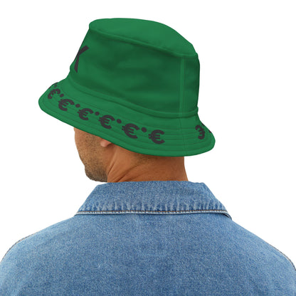 MAL€K Green Bucket Hat (AOP)