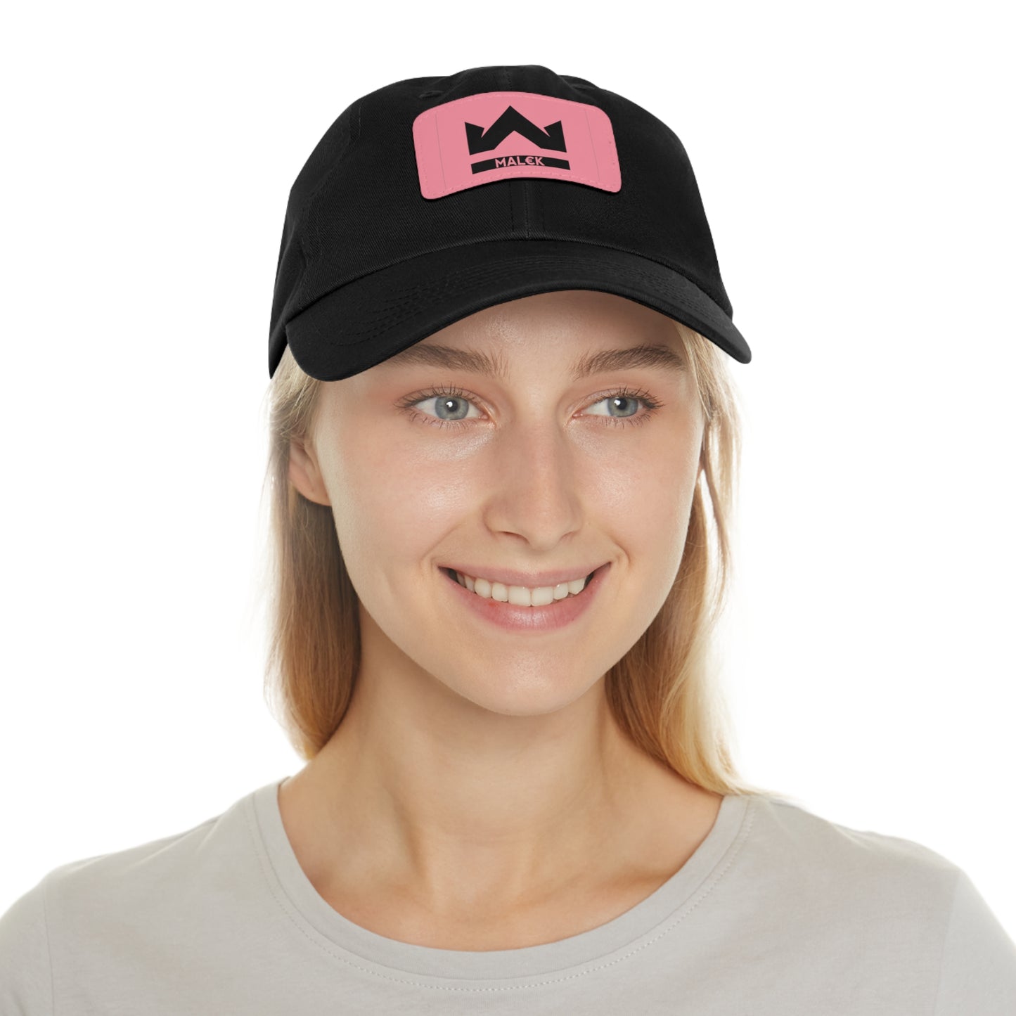 MAL€K Hat with Leather Patch (Rectangle)