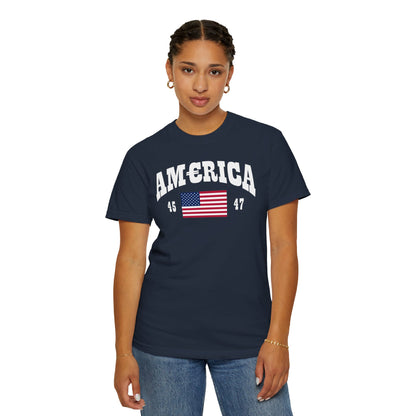 America T-shirt White