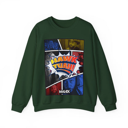 MAL€K Hawk Tuah Crewneck Sweatshirt v1