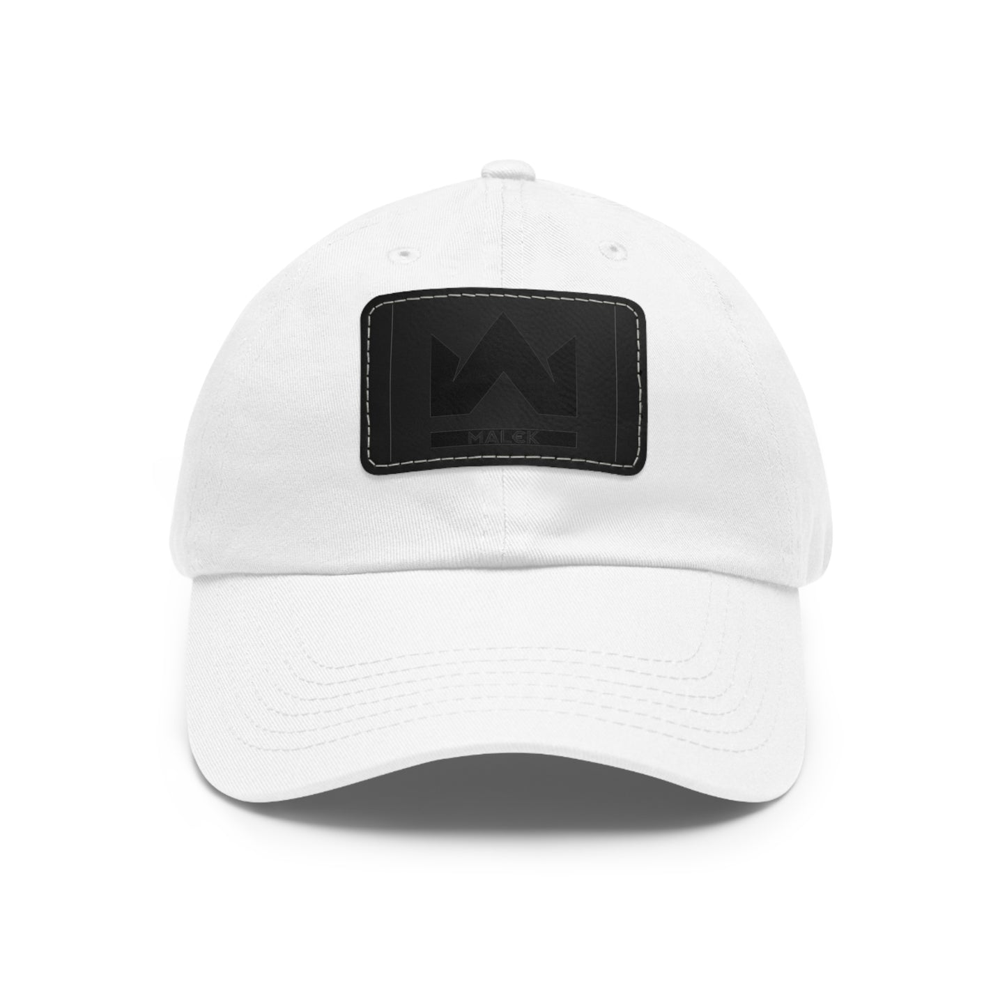 MAL€K Hat with Leather Patch (Rectangle)