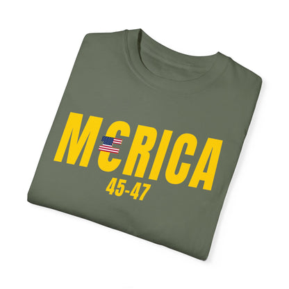 Merica T-shirt Gold