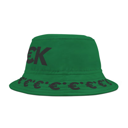 MAL€K Green Bucket Hat (AOP)