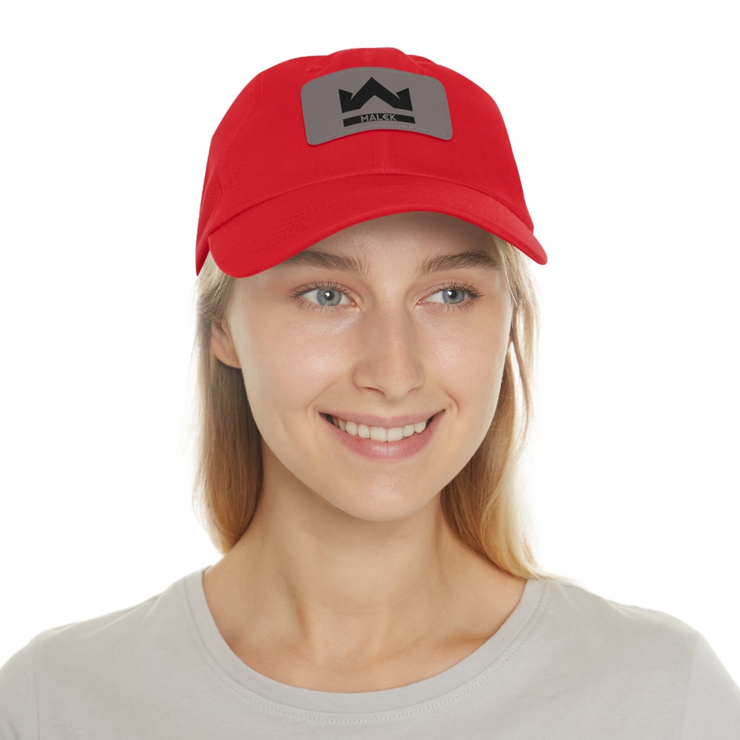 MAL€K Hat with Leather Patch (Rectangle)