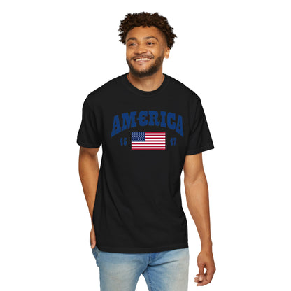 America T-shirt Blue