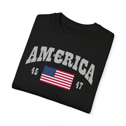 America T-shirt Silver