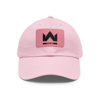 MAL€K Hat with Leather Patch (Rectangle)