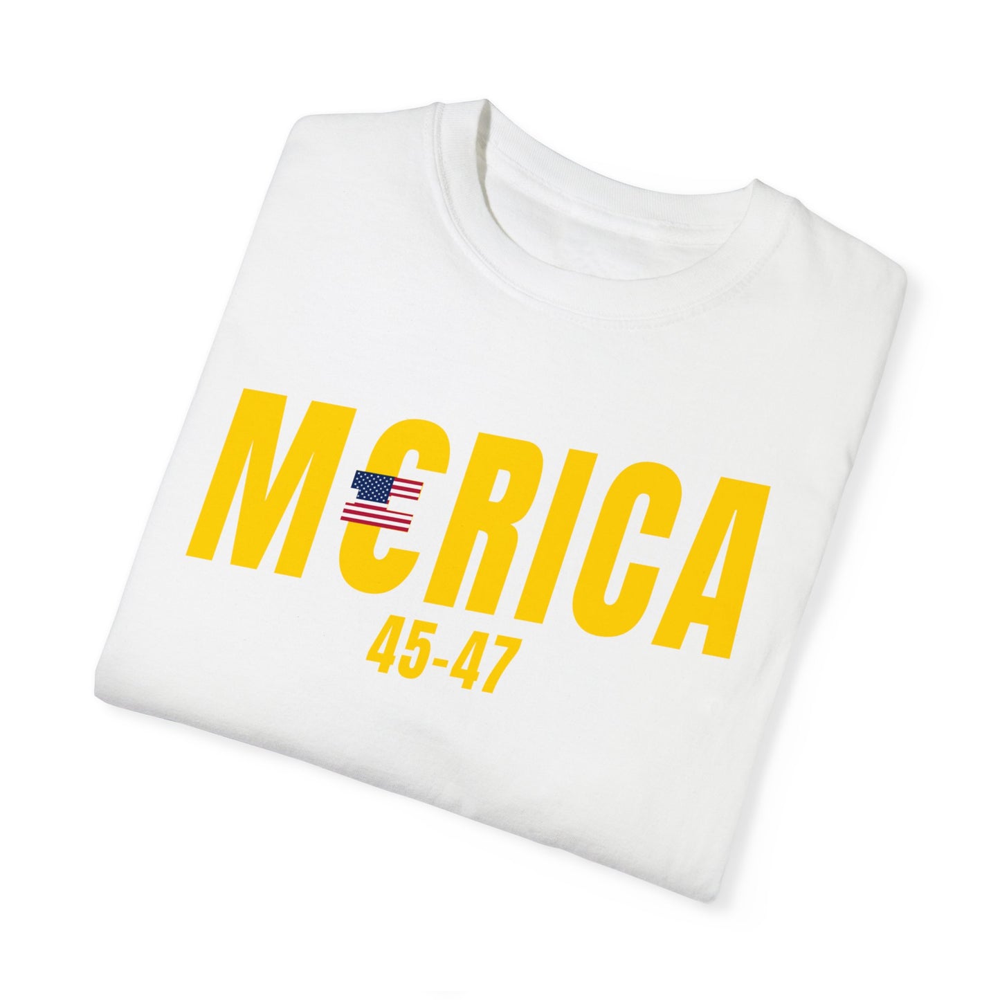 Merica T-shirt Gold